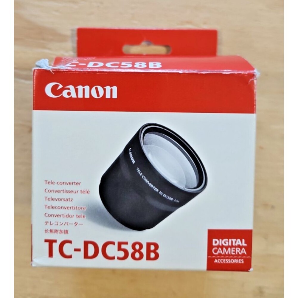Canon TC-DC58B Teleconverter 1.5x Lens w/Bag NEW OLD STOCK  digital camera acc